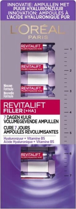 L’Oréal Paris Skin Expert Revitalift Filler Hyaluronzuur Ampullen - Kuur 7 Dagen 39 L’Oréal Paris Skin Expert Revitalift Filler Hyaluronzuur Ampullen - Kuur 7 Dagen -Verzorgingsproducten Verkoop 439x1200 1