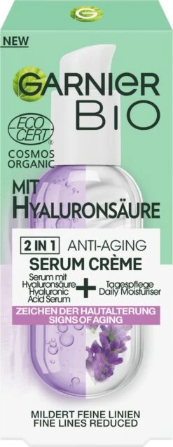 Garnier Bio Anti-Aging Serum Cream Met Hyaluronzuur - 50 Ml -Verzorgingsproducten Verkoop 465x1200 1