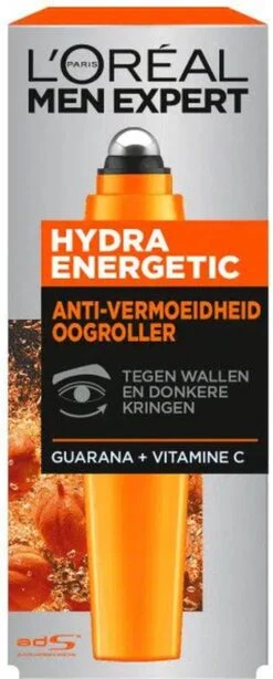 L’Oréal Paris Men Expert Hydra Energetic Oogcrème Oogroller - 10 Ml