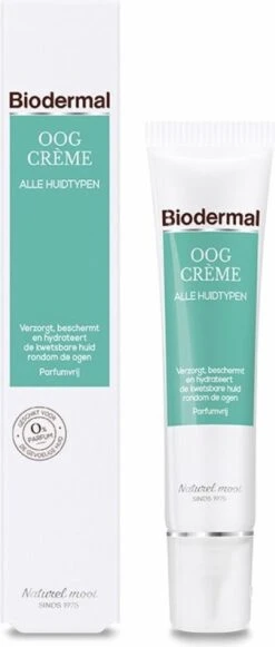Biodermal Oogcrème - Beschermt Tegen Huidveroudering - 15ml