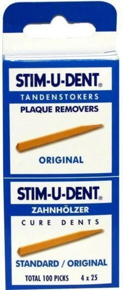 Stimudent Origineel - 4x 25 St - Tandenstoker -Verzorgingsproducten Verkoop 512x1200