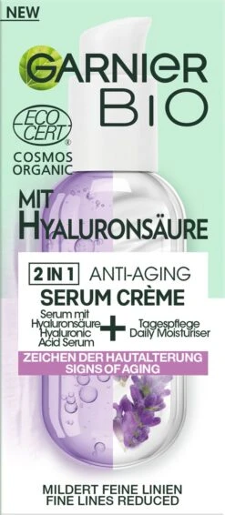 Garnier Bio Anti-Aging Serum Cream Met Hyaluronzuur - 50 Ml -Verzorgingsproducten Verkoop 524x1200