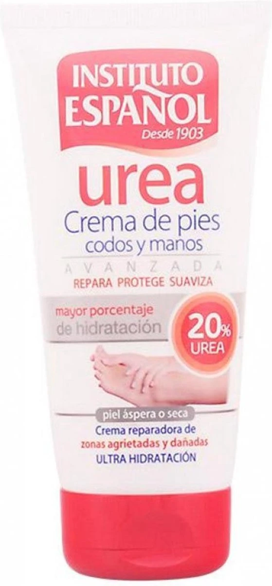 Instituto Espanol - Urea Creme 20% - Huid Creme Voor Ruwe Gebarsten En Droge Atopishe Huid - Utra Hydratatie - Lichaamsverzorging - Vrouw - 150 Ml