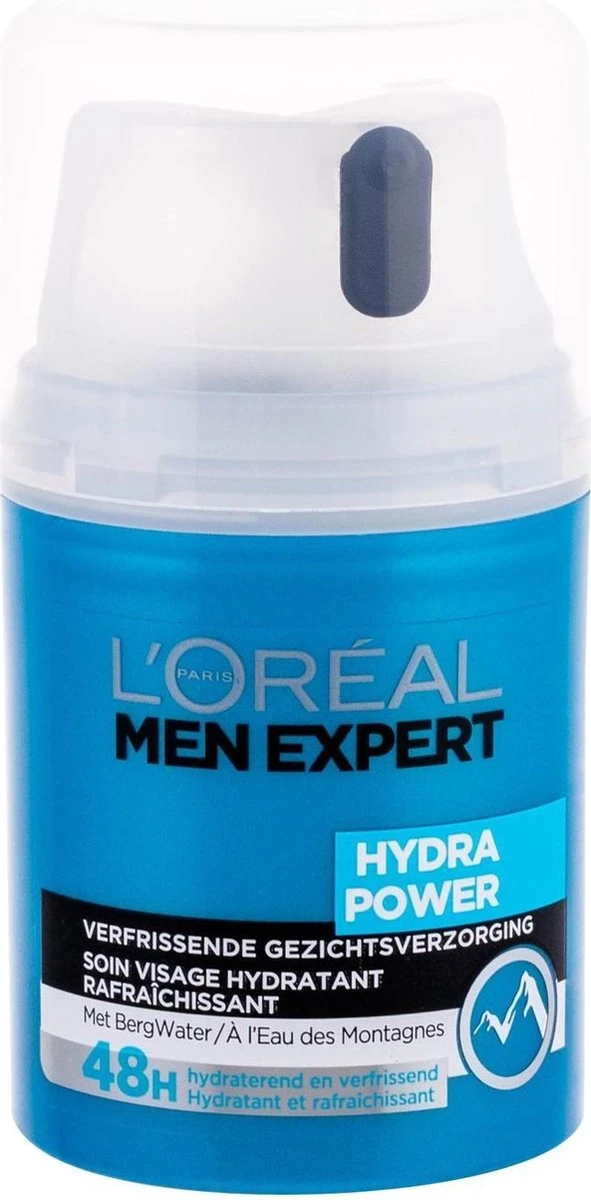 L’Oréal Paris Men Expert Hydra Power Hydraterende Dagcrème - 50 Ml 6 L’Oréal Paris Men Expert Hydra Power Hydraterende Dagcrème - 50 Ml - Afbeelding 4