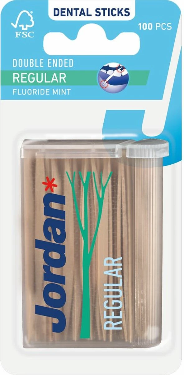 Jordan Tandenstokers - Regular - 100 Stuks 8 Jordan Tandenstokers - Regular - 100 Stuks - Afbeelding 6