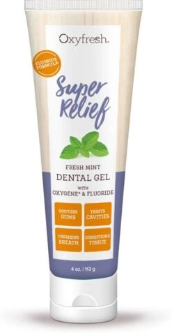 OxyFresh Fluoride Dental Gel - Helpt Gevoelige Tanden Voorkomen En Tandglazuur Remineraliseren