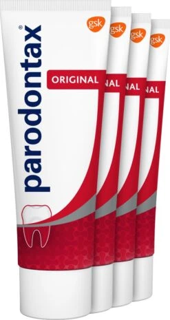 Parodontax Original - Tandpasta - Tegen Bloedend Tandvlees - 4x75 Ml -Verzorgingsproducten Verkoop 638x1200 1