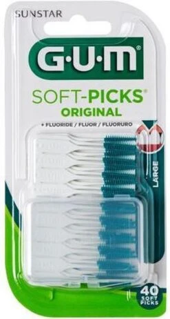 GUM® Gum Soft Picks Large - 40 St - Rager 14 GUM® Gum Soft Picks Large - 40 St - Rager -Verzorgingsproducten Verkoop 641x1200 1