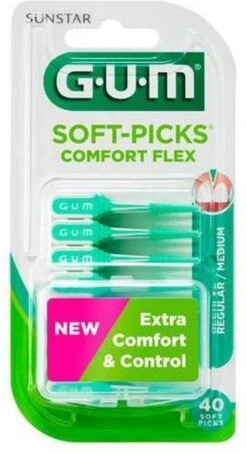 GUM® GUM Soft Picks Comfort Flex Regular Mint - 40st -Verzorgingsproducten Verkoop 655x1200 1