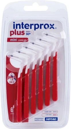 3x Interprox Plus Mini Conical 2-4 Mm Rood Blister à 6 Ragers -Verzorgingsproducten Verkoop 662x1200 1
