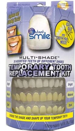 Tand Afgebroken Reparatie Kit InstantSmile Gebit (goedkope Kunstgebit) - Multi Shade -Verzorgingsproducten Verkoop 693x1200