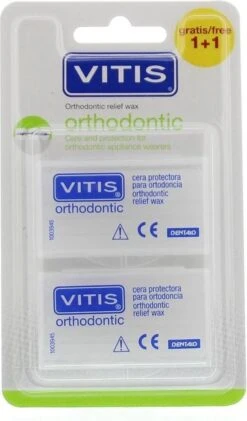 Vitis Orthodontic Wax 2 Stuks -Verzorgingsproducten Verkoop 704x1200