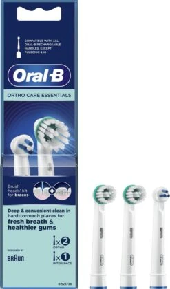Oral B Oral-B Ortho Care - Opzetborstels - 3 Stuks 40 Oral B Oral-B Ortho Care - Opzetborstels - 3 Stuks -Verzorgingsproducten Verkoop 706x1200
