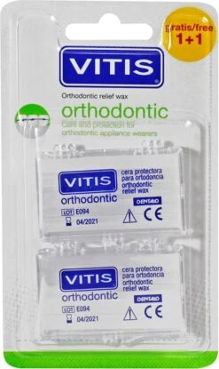 Vitis Orthodontic Wax 2 Stuks -Verzorgingsproducten Verkoop 715x1200