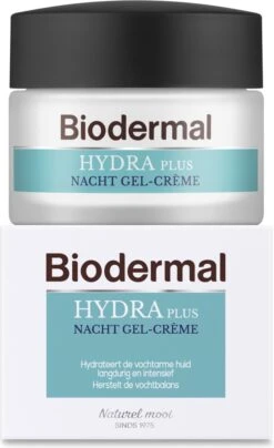 Biodermal Nachtcreme - Hydraplus Nachtcrème Gel Voor De Vochtarme Huid - Nachtcreme - 50ml -Verzorgingsproducten Verkoop 733x1200 2