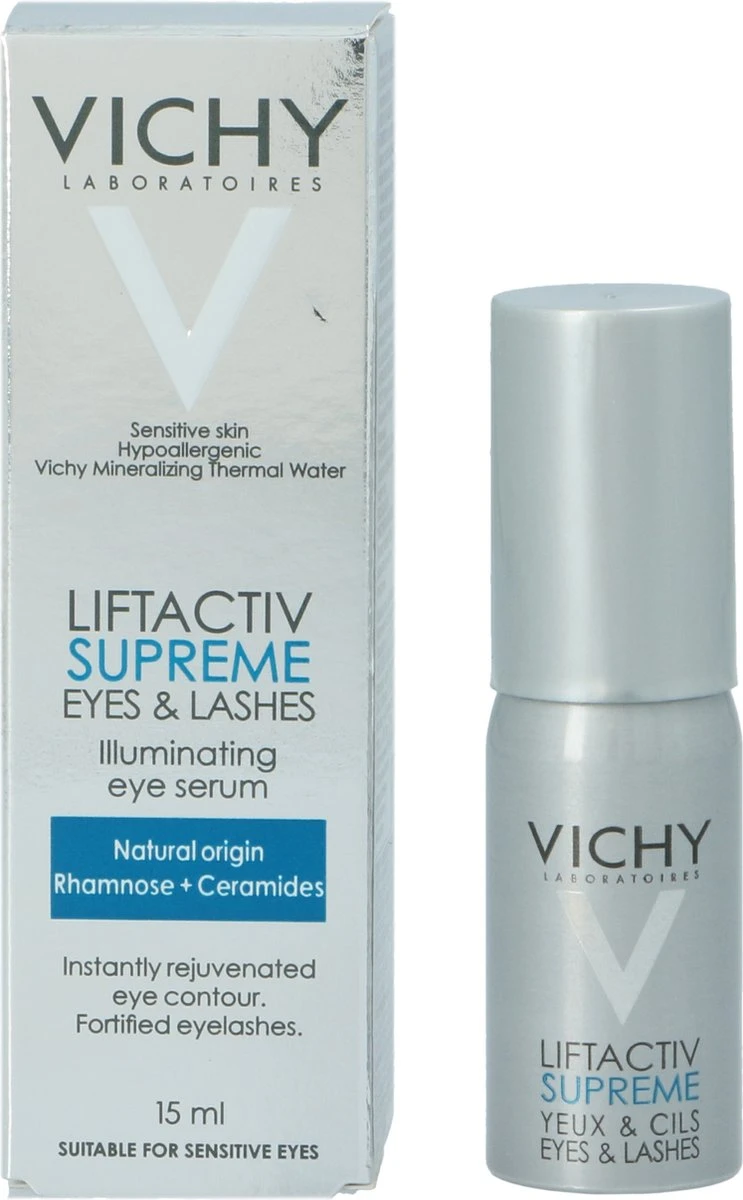 Vichy Liftactiv Supreme Serum 10 Oogcreme & Wimpers - 15ml - Anti-rimpel 5 Vichy Liftactiv Supreme Serum 10 Oogcreme & Wimpers - 15ml - Anti-rimpel - Afbeelding 3