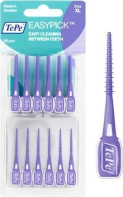 Tepe Easypick Paars XL - 3 X 36 Stuks - Voordeelverpakking