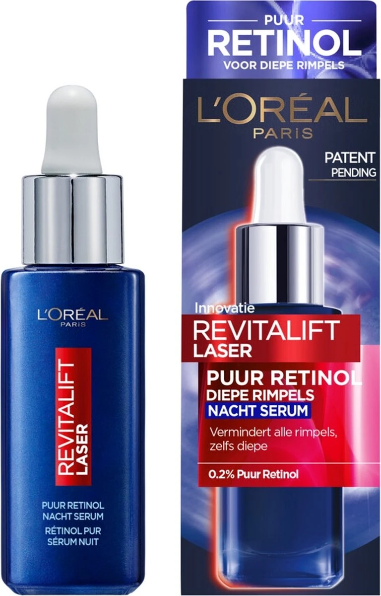 L’Oréal Paris Revitalift Laser X3 Retinol Night Serum - 30ml 4 L’Oréal Paris Revitalift Laser X3 Retinol Night Serum - 30ml - Afbeelding 2