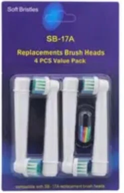 Merkloos Universele Opzetborstel - 4 Stuks - Geschikt Voor Oral-B- Borstel Met Zachte Haren- -Verzorgingsproducten Verkoop 772x1200