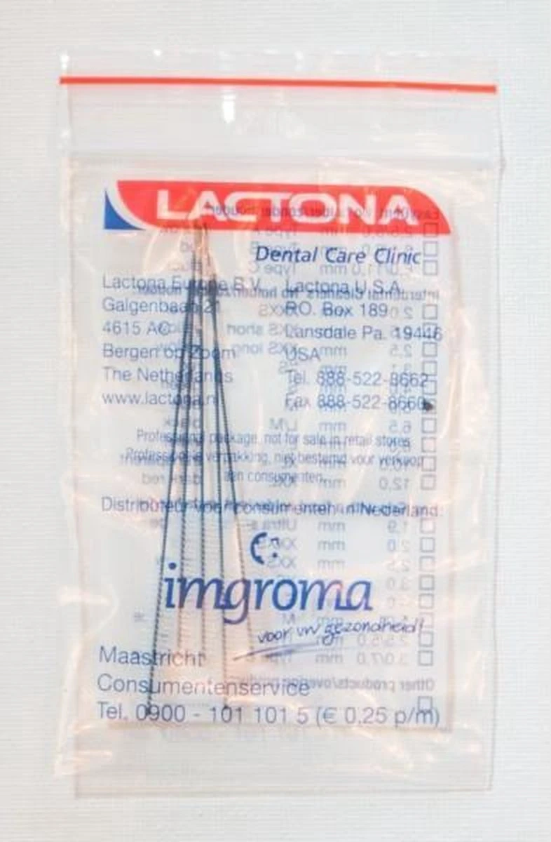 Lactona Interdentaal Ragers Medium 5mm - Blauw - 5 X 5 Stuks - Voordeelpakket 5 Lactona Interdentaal Ragers Medium 5mm - Blauw - 5 X 5 Stuks - Voordeelpakket - Afbeelding 3