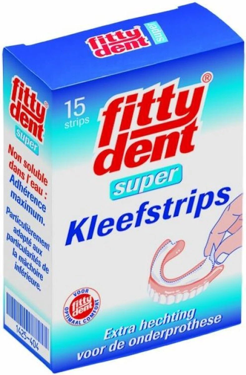 Fittydent Kleefstrips 3 Fittydent Kleefstrips