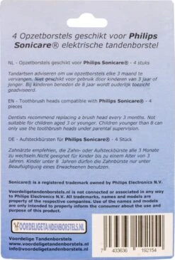 4 Opzetborstels Geschikt Voor Philips Sonicare -Verzorgingsproducten Verkoop 811x1200 1