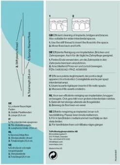 Tepe Floss Bridge & Implant 30 St -Verzorgingsproducten Verkoop 871x1200 1