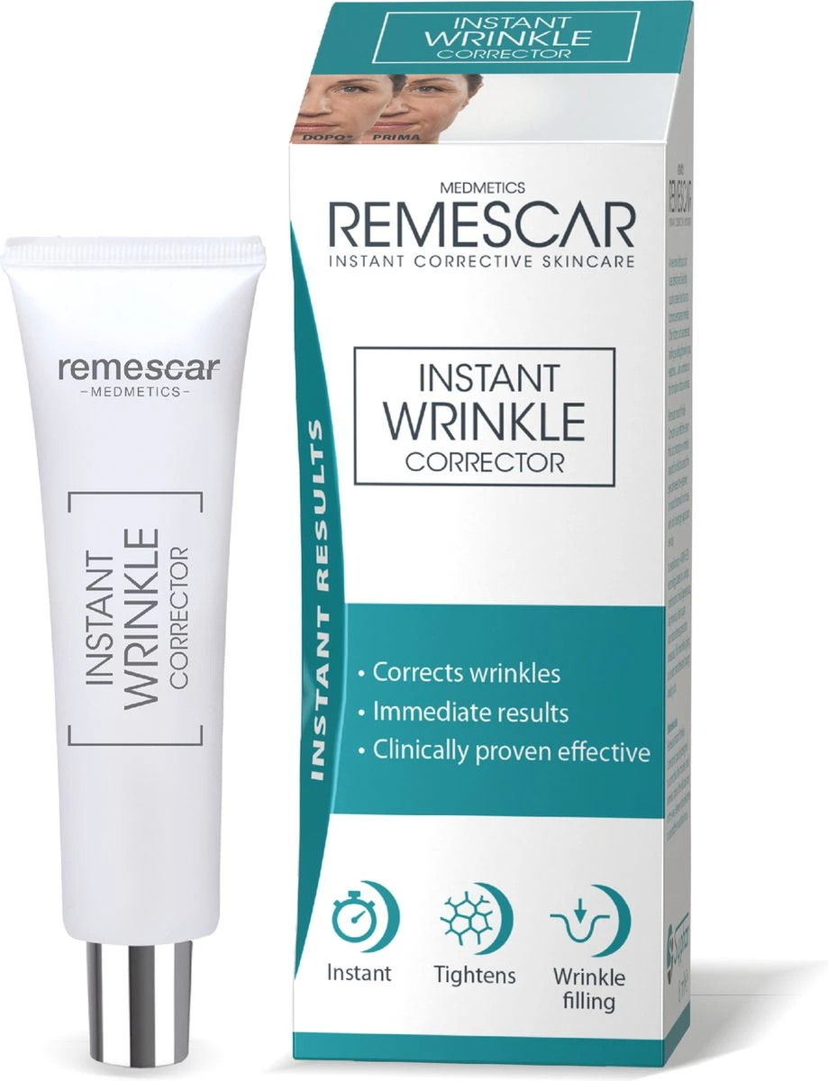 Remescar Instant Rimpel Corrector 8ml - Klinisch Bewezen Voor Anti-aging En Rimpelvermindering - Vermindert Rimpels En Fijne Lijntjes - Vermindert Tekenen Van Veroudering - 180 Applicaties 3 Remescar Instant Rimpel Corrector 8ml - Klinisch Bewezen Voor Anti-aging En Rimpelvermindering - Vermindert Rimpels En Fijne Lijntjes - Vermindert Tekenen Van Veroudering - 180 Applicaties