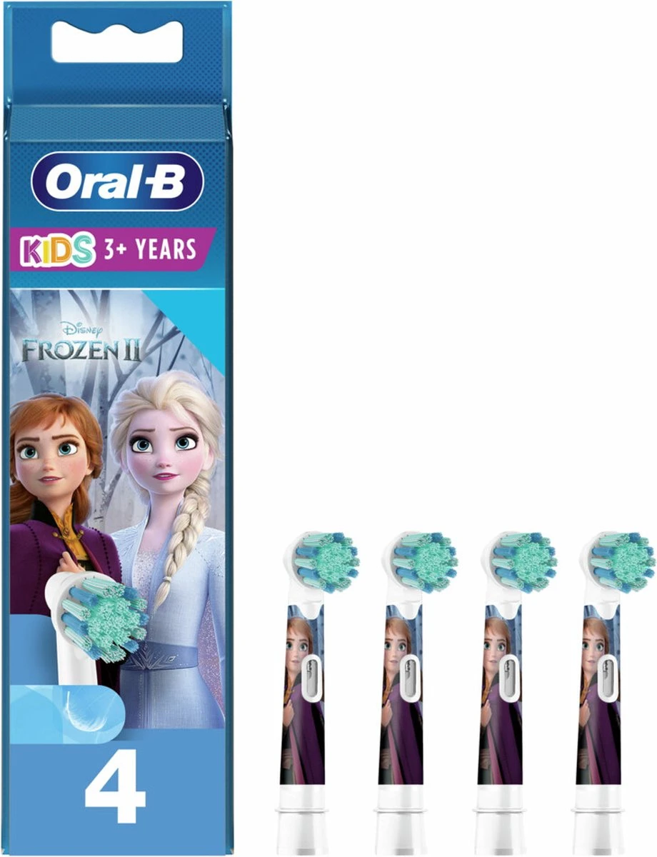 Oral B ORAL-B 80352086 - Disney Frozen 2 Vervangende Opzetborstels - Voor Oral-B Elektrische Tandenborstel Voor Kinderen - Set Van 4 3 Oral B ORAL-B 80352086 - Disney Frozen 2 Vervangende Opzetborstels - Voor Oral-B Elektrische Tandenborstel Voor Kinderen - Set Van 4