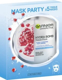 Garnier SkinActive Hydra Bomb Tissue Masker - Gezichtsmasker - 5 Stuks -Verzorgingsproducten Verkoop 927x1200 1