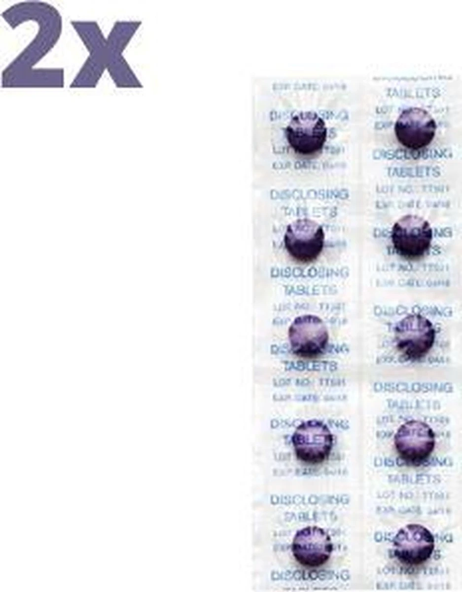 Tepe Plakverklikker Tabletten - 2x 10 Stuks - Voordeelverpakking 3 Tepe Plakverklikker Tabletten - 2x 10 Stuks - Voordeelverpakking