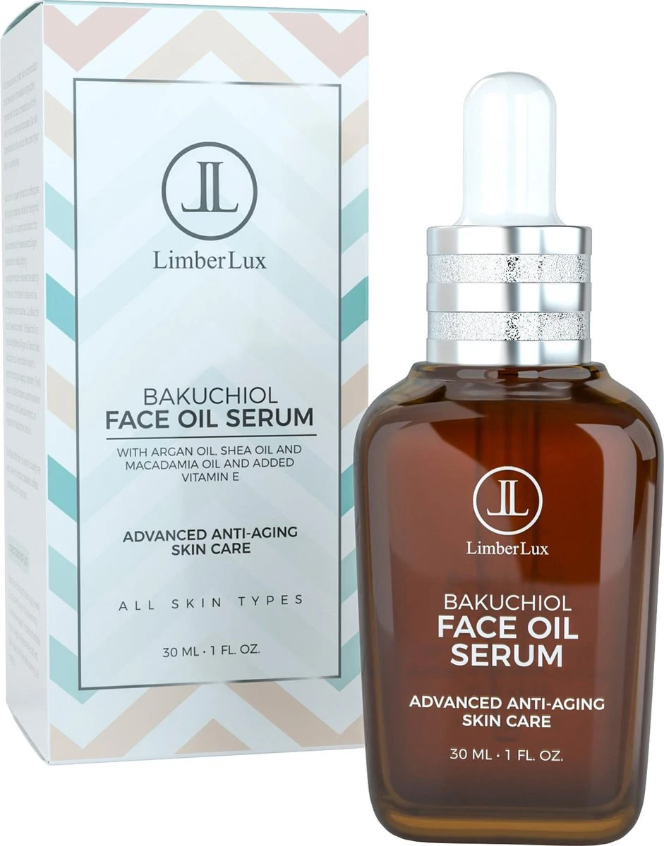 LimberLux Bakuchiol Face Oil Serum Met Arganolie, Shea Olie En Macadamia Olie - Inclusief Samples - Anti Aging Gezichtsolie Met Argan Olie - Natuurlijk Retinol Serum Alternatief 3 LimberLux Bakuchiol Face Oil Serum Met Arganolie, Shea Olie En Macadamia Olie - Inclusief Samples - Anti Aging Gezichtsolie Met Argan Olie - Natuurlijk Retinol Serum Alternatief